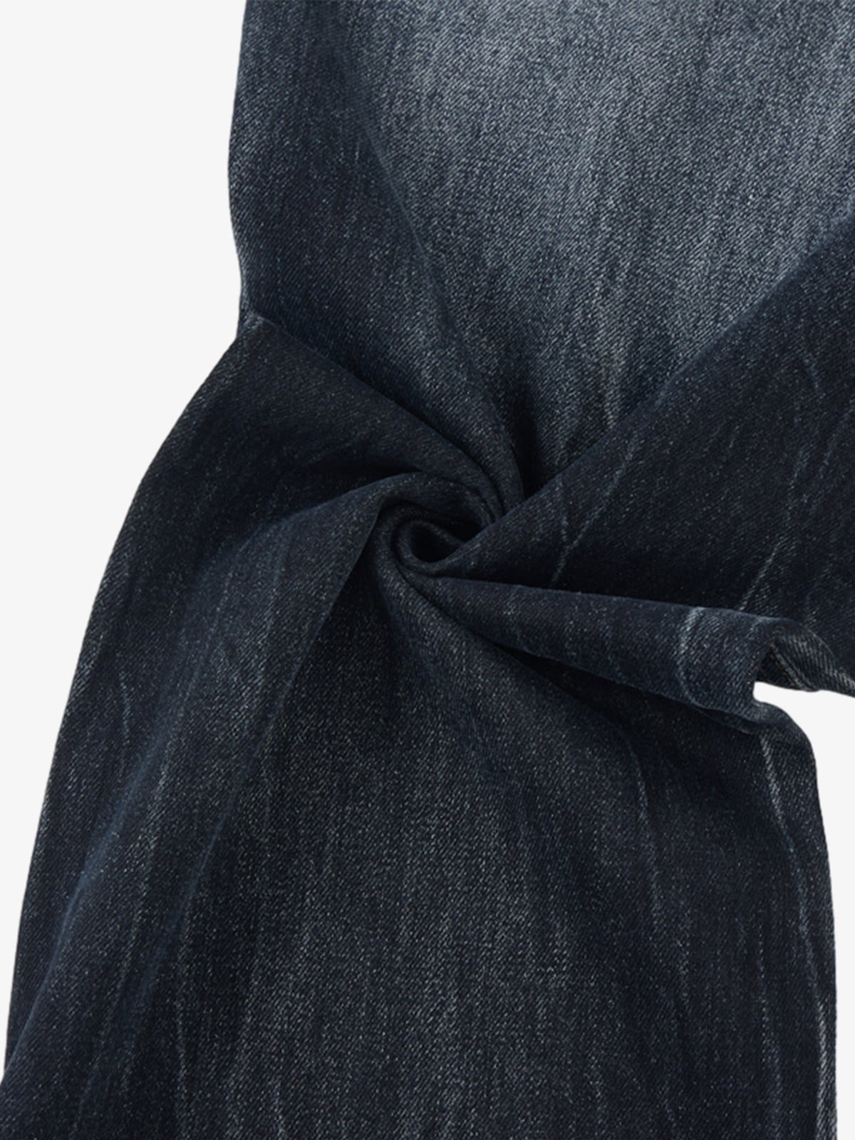 Wide-Leg Denim Jeans with Distressed Look for Women 