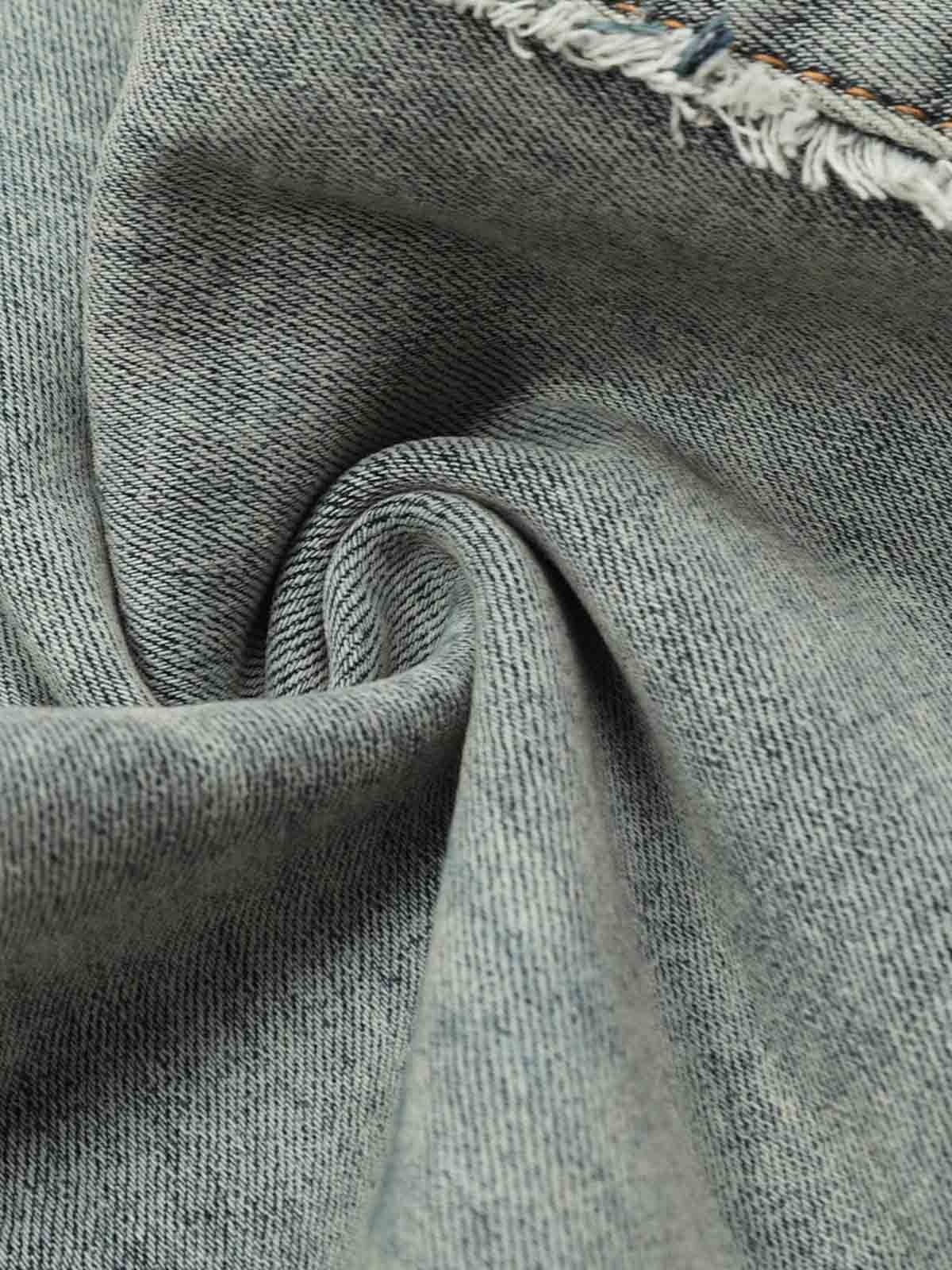 Street High-Waisted Tie-Up Flared Jeans