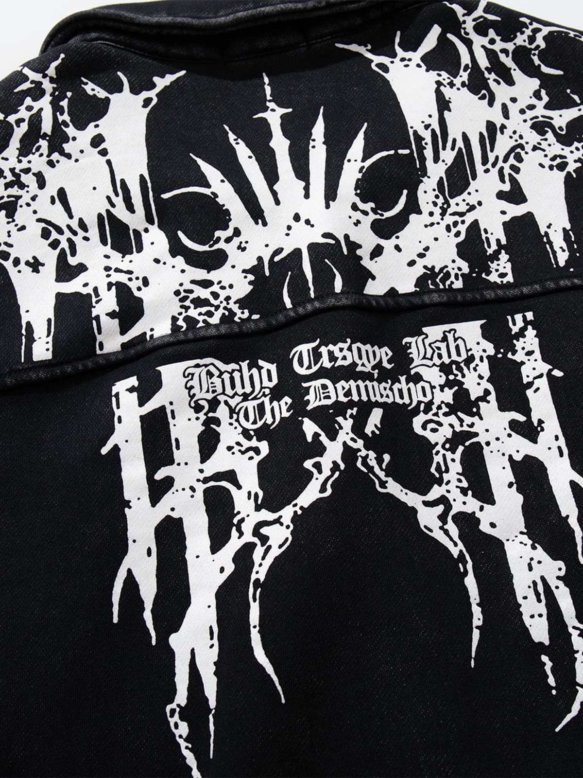 Skull Pattern Knit Sweater for Fall and Winter 