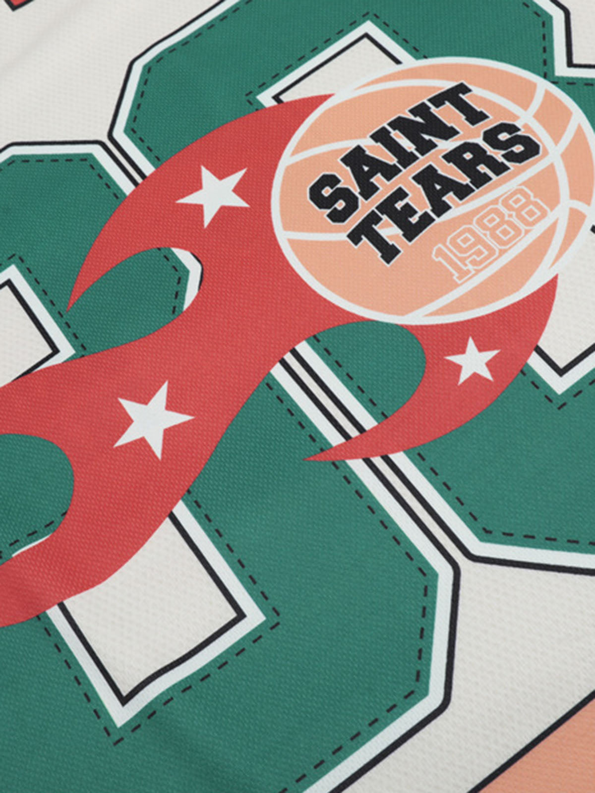 Retro Sport Motorcycle Flame Pattern T-Shirt 