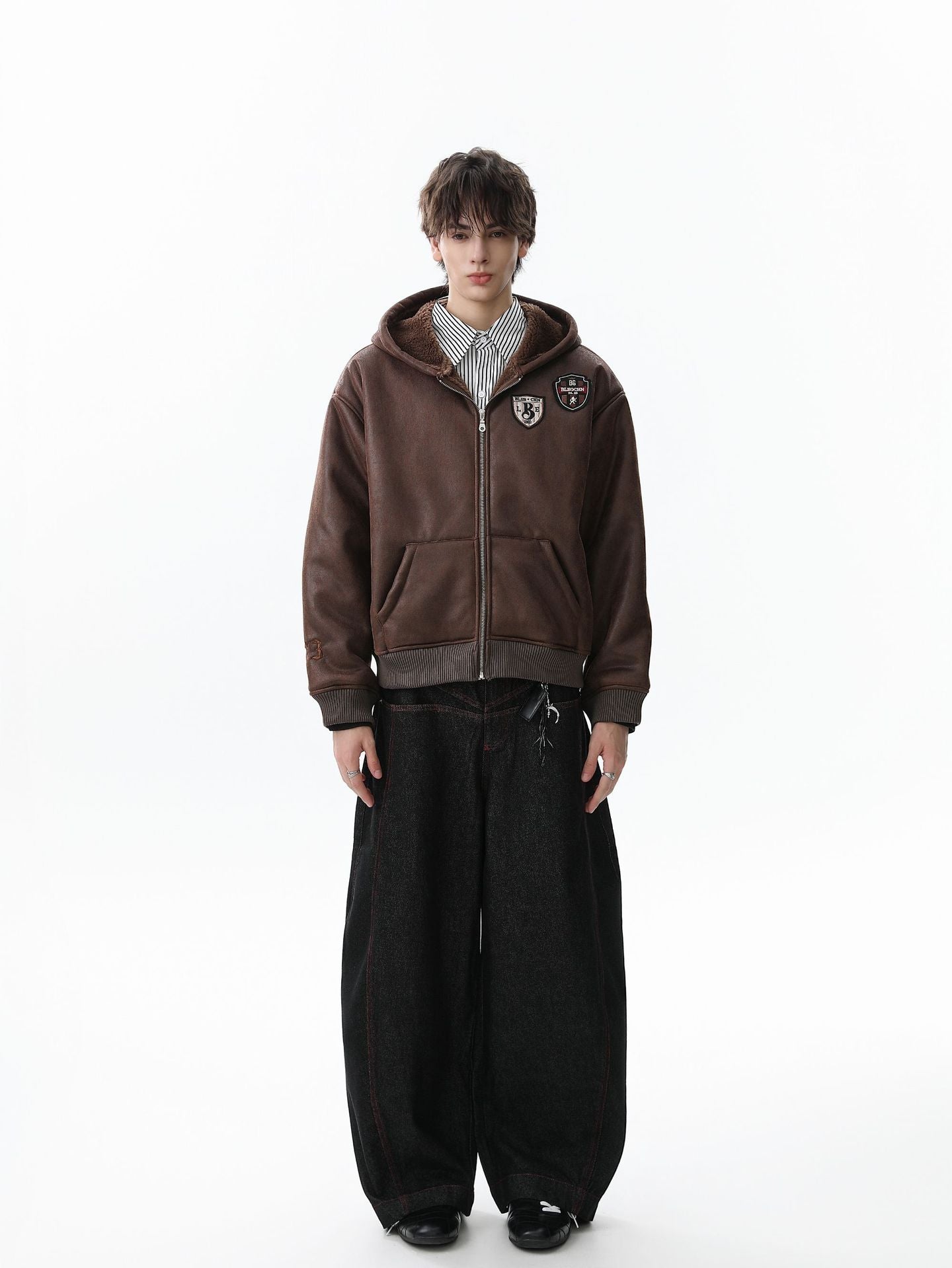 Skull Pattern Knit Sweater for Casual and Festive Wear 