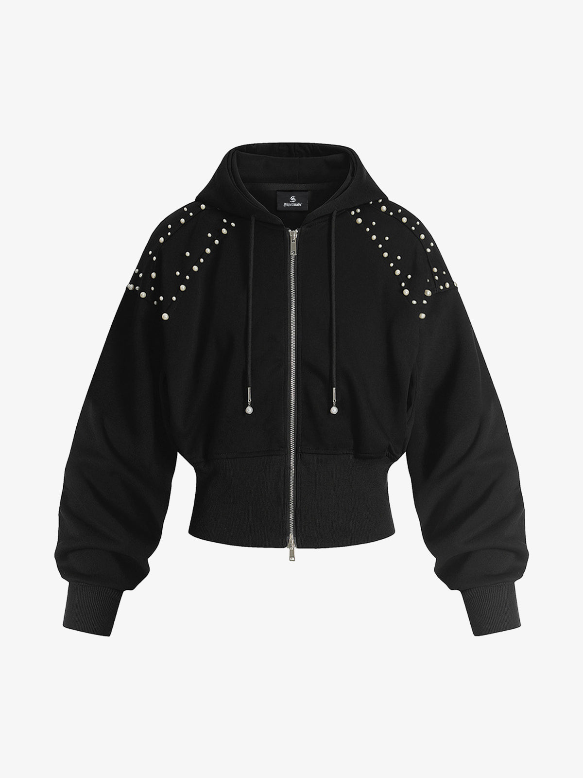 Pearl Design Cropped Jacket
