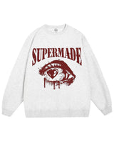 Eye-catching Graphic Crewneck Sweatshirt for Casual Wear 
