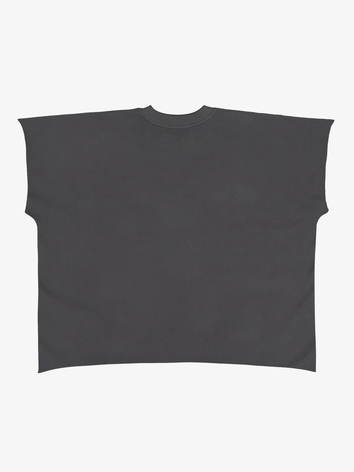 Gothic Text Graphic Cut-Off Sleeveless T-Shirt