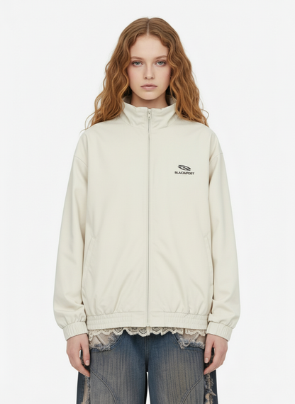 Thesupermade Retro Stand Collar Casual Jacket