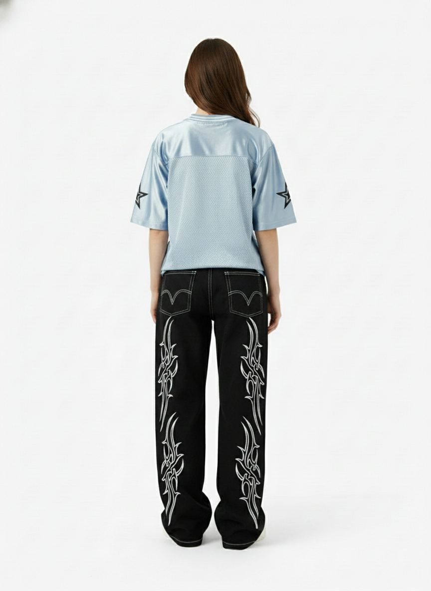 NO.90 Jersey V-Neck T-Shirt - 2470