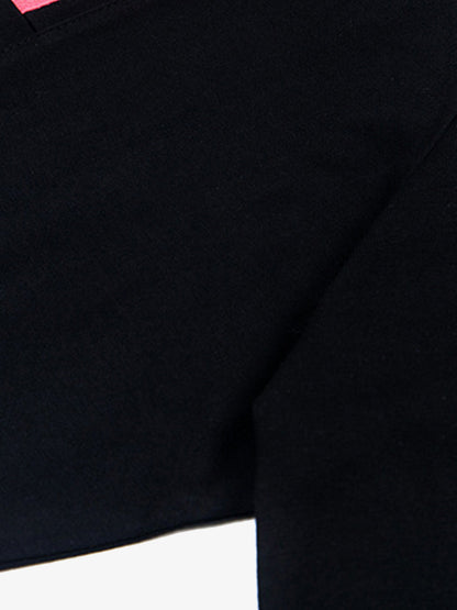 Retro Patchwork Stripe Short Sleeve T-Shirt 