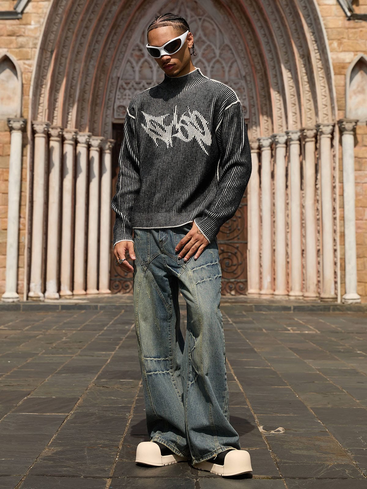 Thesupermade Double Sided Wearable Sweater - 2211 