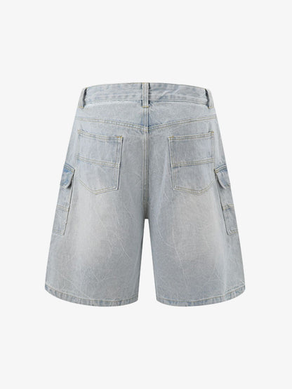 Short Sleeve Shirt & Shorts Denim Set 