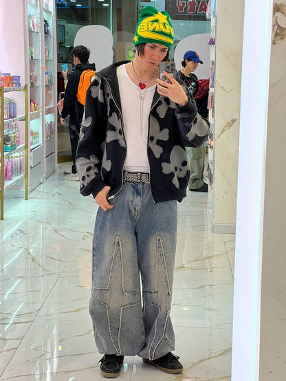 High Street Star Washed Jeans - 2150 