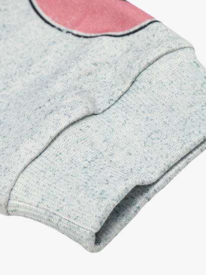 Washed Lettering Print Long Sleeve T-shirt 