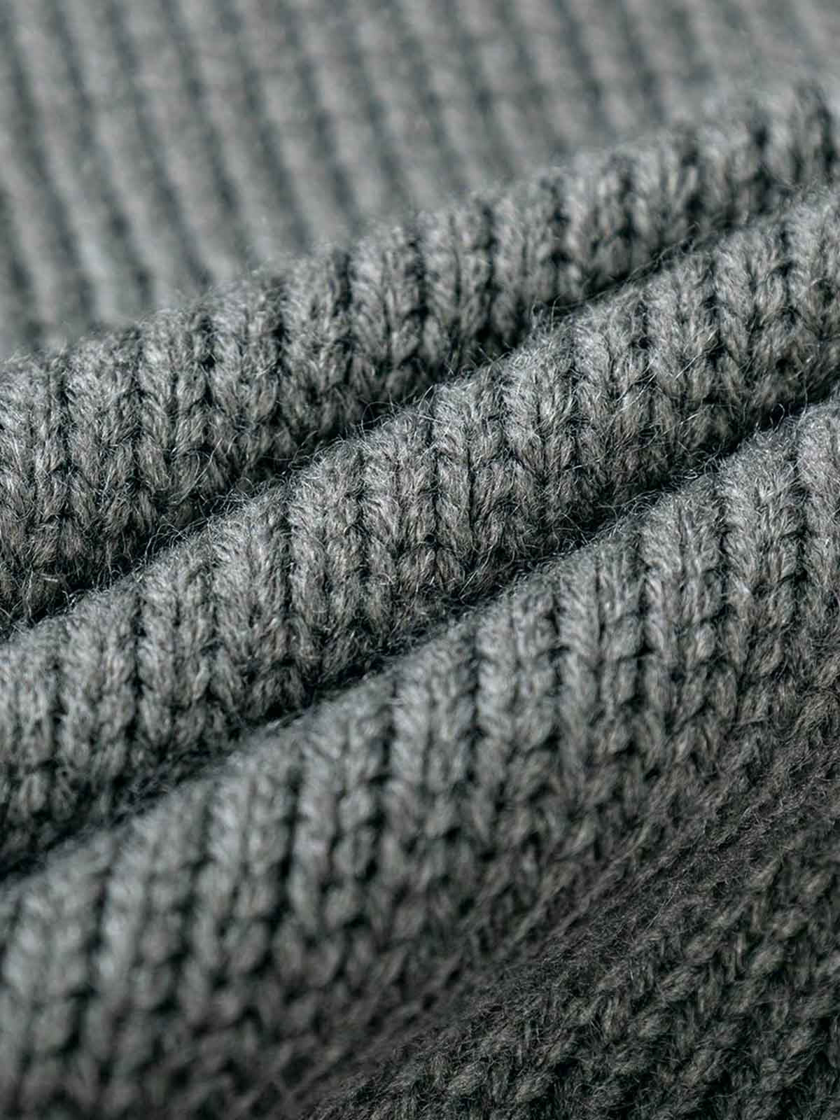 Asymmetric Irregular Knitted Sweater Hoodie 