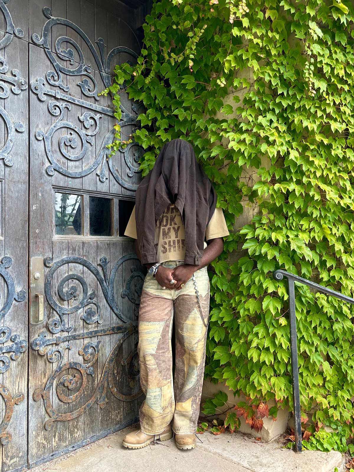 Thesupermade High Street Distressed Washed Printed Jeans - 2246 