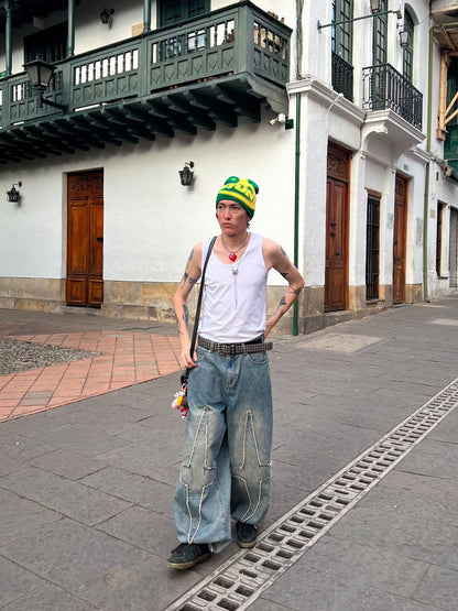 High Street Star Washed Jeans - 2150 