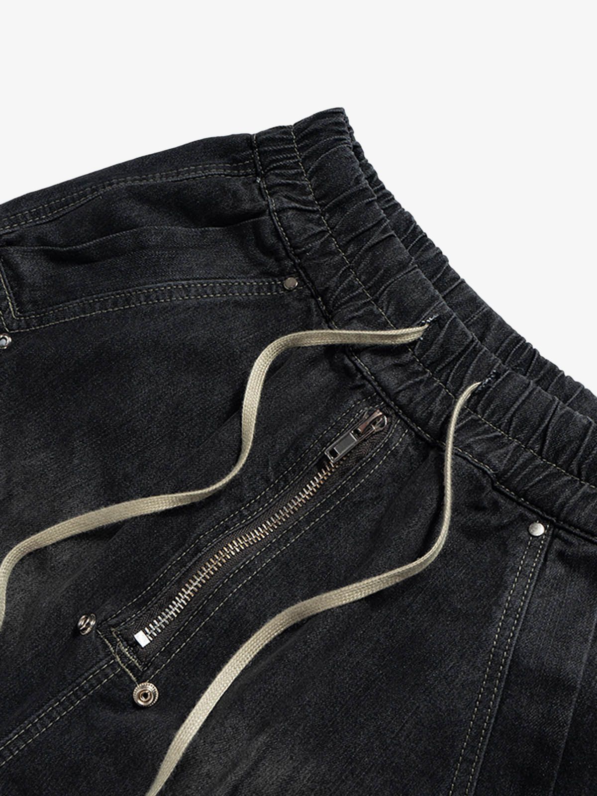 Street RO Washed Denim Cargo Jort 