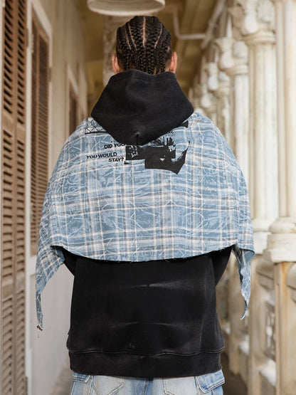 Thesupermade Tie-dye Contrasting Print Pullover Hoodie 