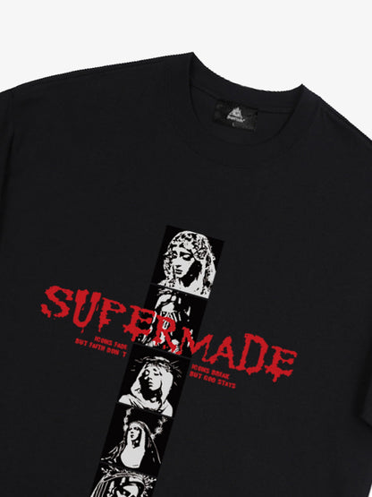 Mary Vintage-Inspired Graphic Design T-Shirt 