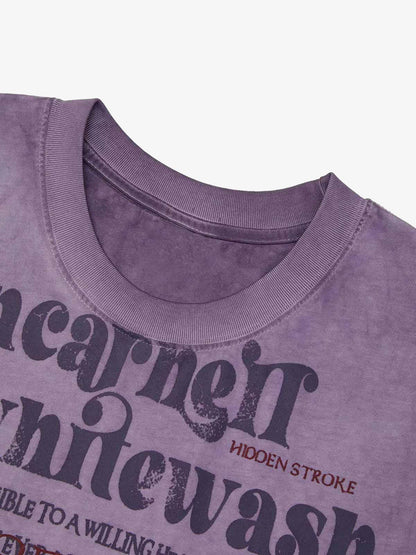 Thesupermade Heavy Worker Washed And Broken Retro Font VEST 