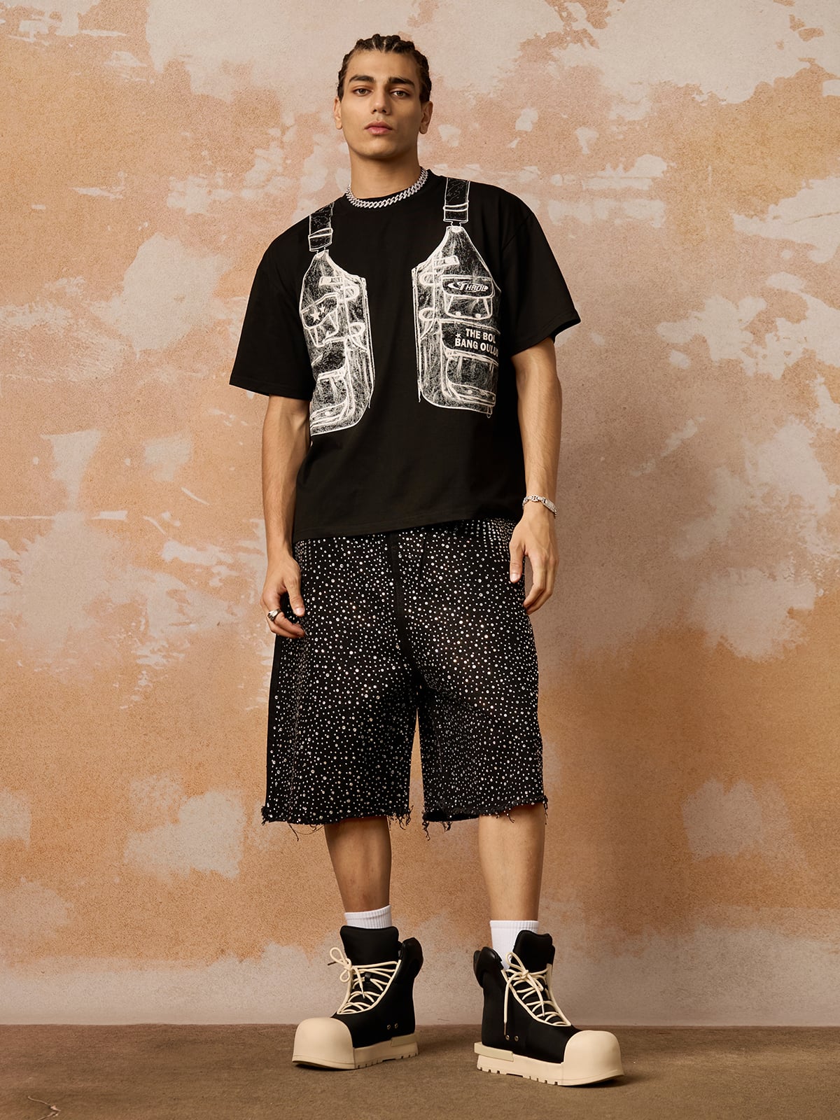 Jacket Print Graphic T-Shirt 