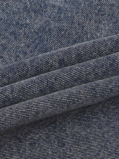 Thesupermade Patchwork Camouflage Ripped Shirt Jorts Denim Suit 