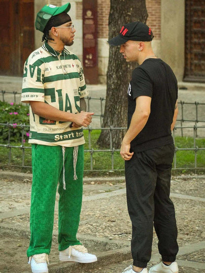 Thesupermade High Waisted Straight Cotton Sweatpants -1284 