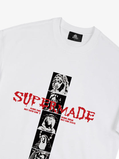 Mary Vintage-Inspired Graphic Design T-Shirt 