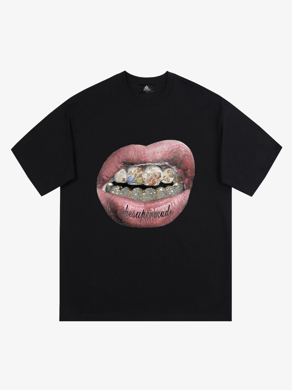 Artistic Lips Graphic T-Shirt 