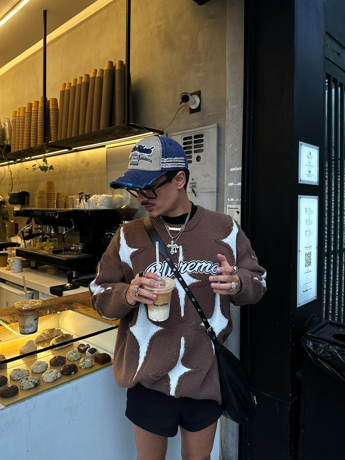 Thesupermade Retro Letter Denim Cap - 2136