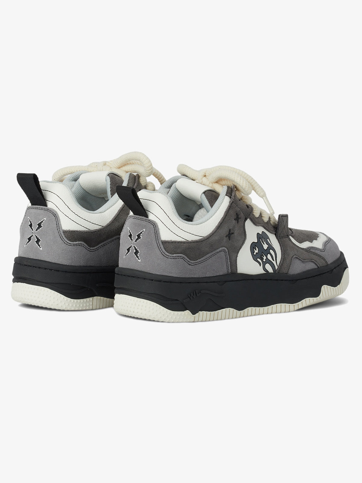 Monochrome Shadowwave Heavy-Duty Street Sneakers-1507 