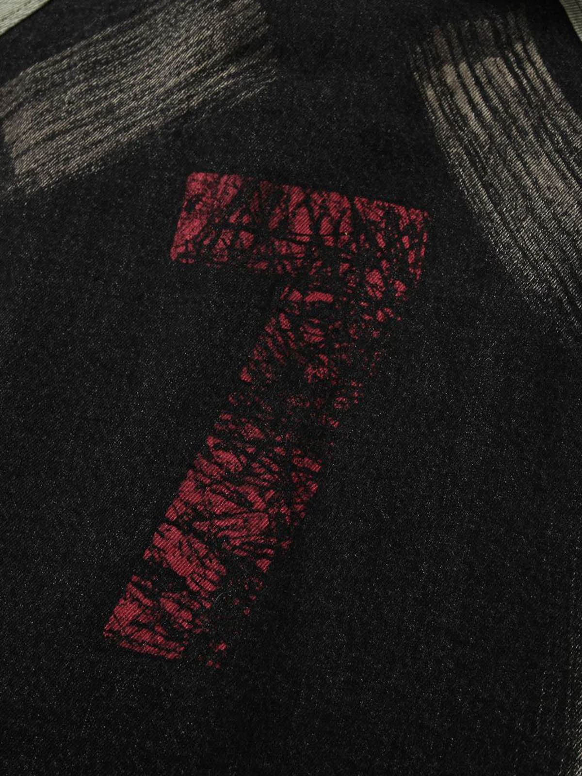 Graffiti Camouflage Patchwork Hooded Jacket 