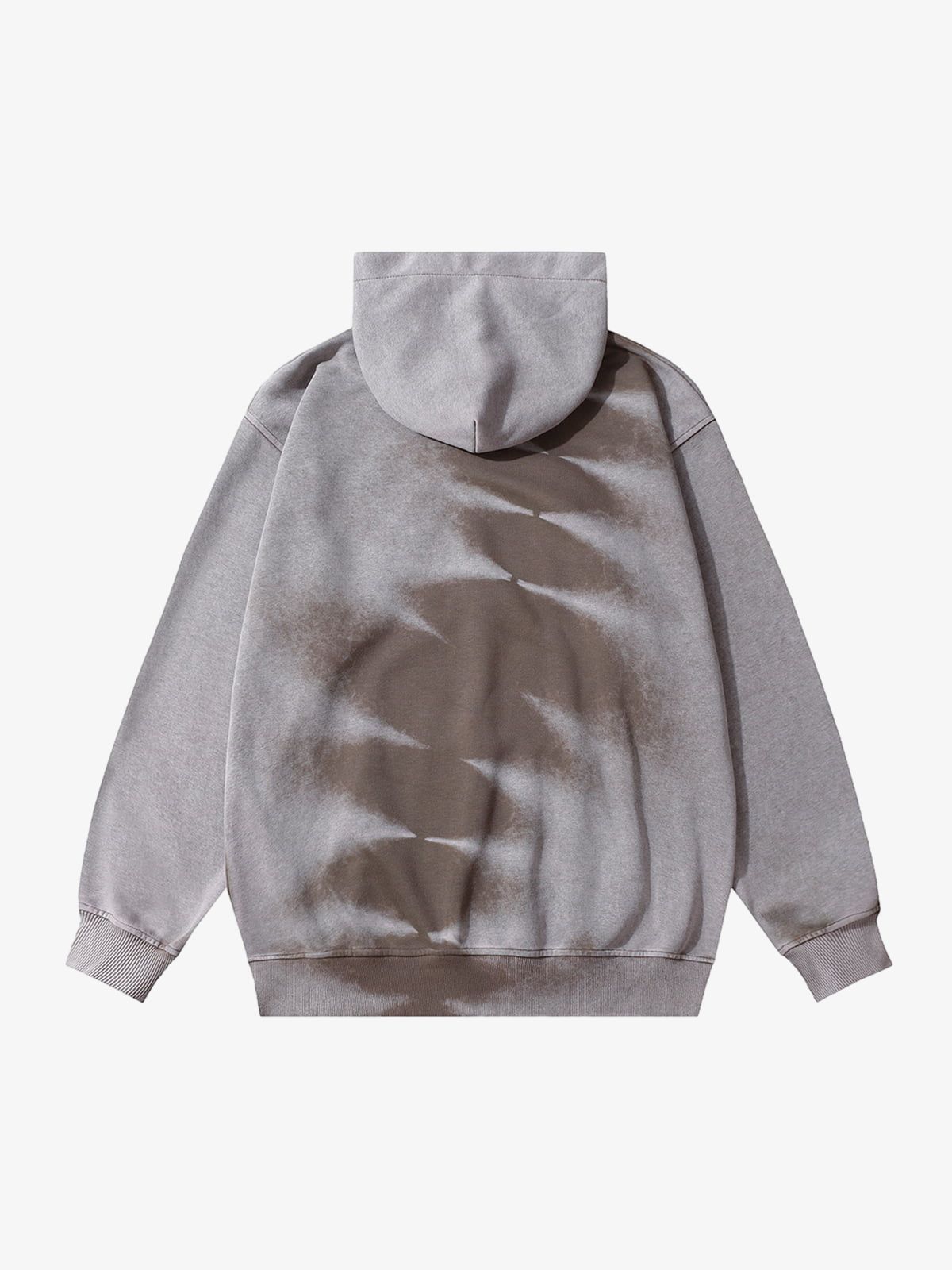 Thesupermade Tie-dye Contrasting Print Pullover Hoodie 