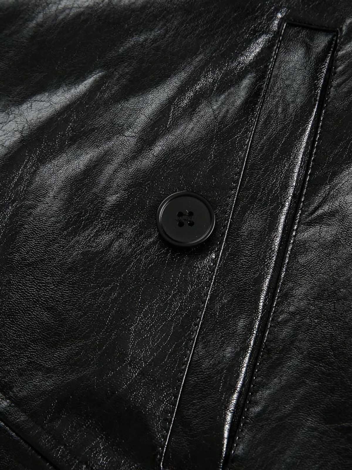 Retro Motorcycle PU Leather Jacket 