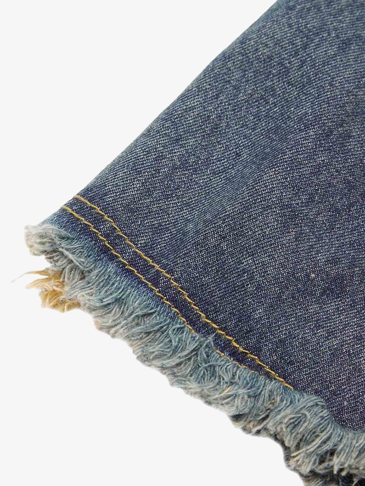 Thesupermade Retro Stitching Diamonds Embroidery Shorts 