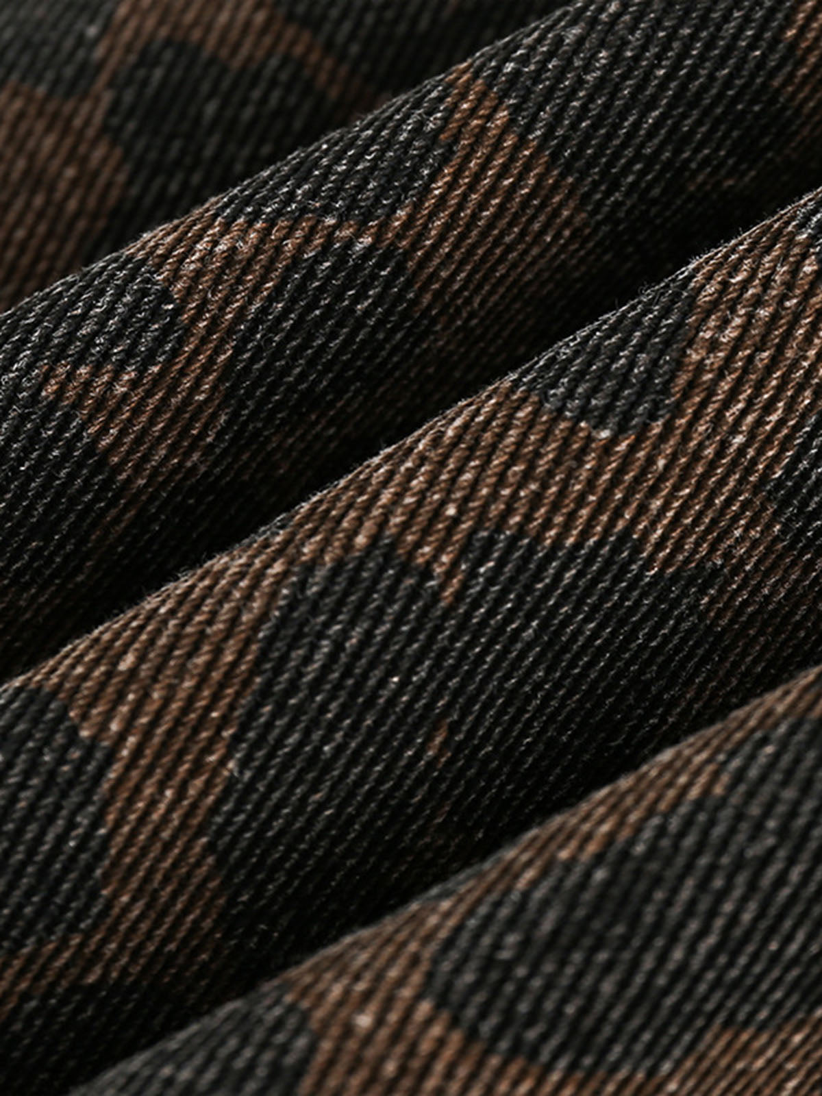 Vintage Washed Cheetah Denim Jacket 