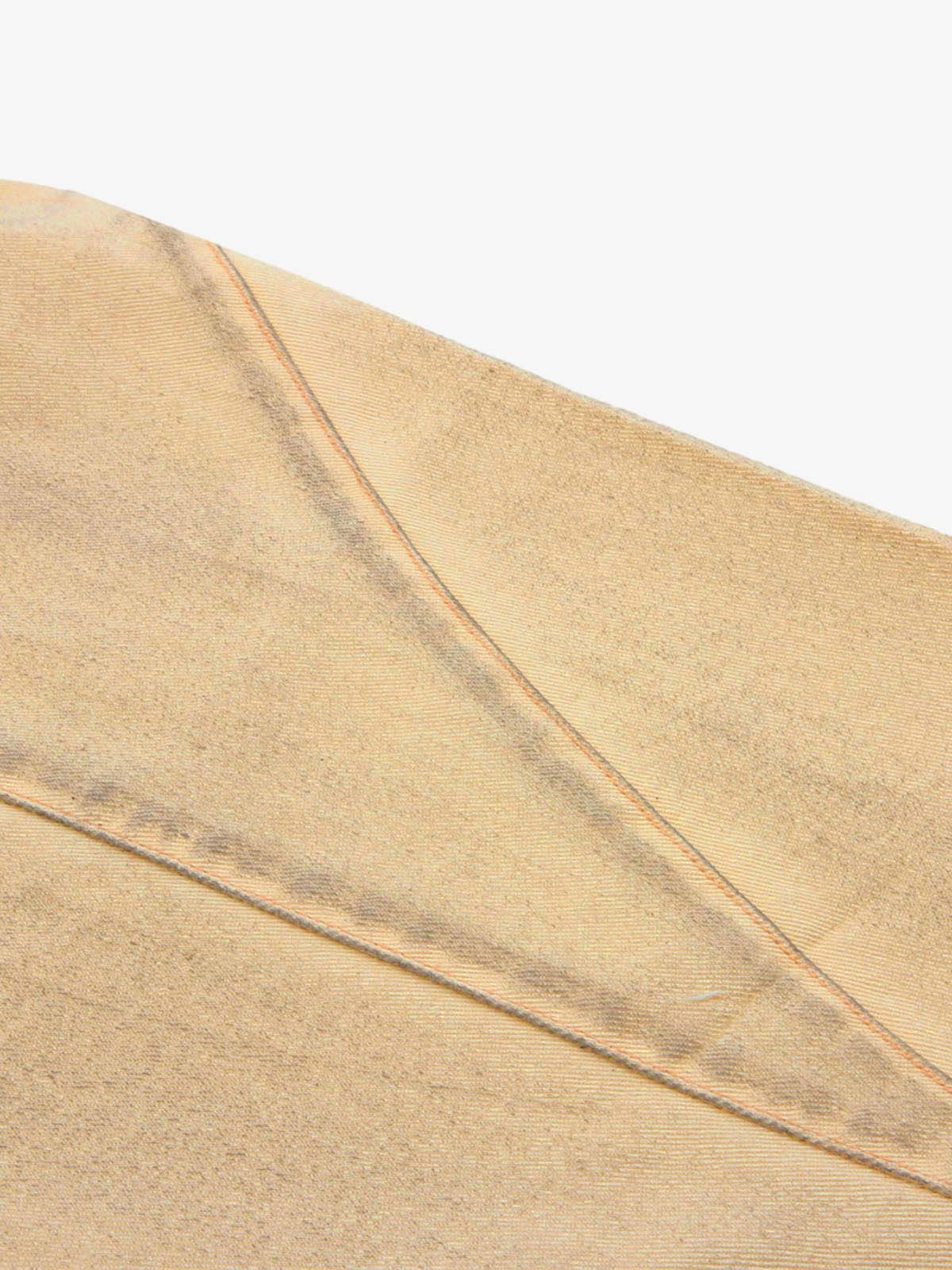 Washed Distressed Detachable Scarf Barrel Jeans 