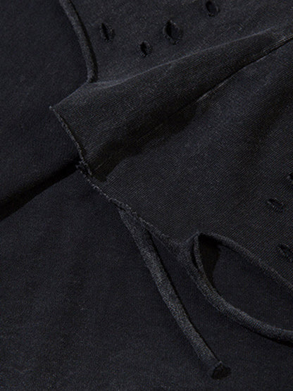 Raw Edge Butterfly Print Vest 