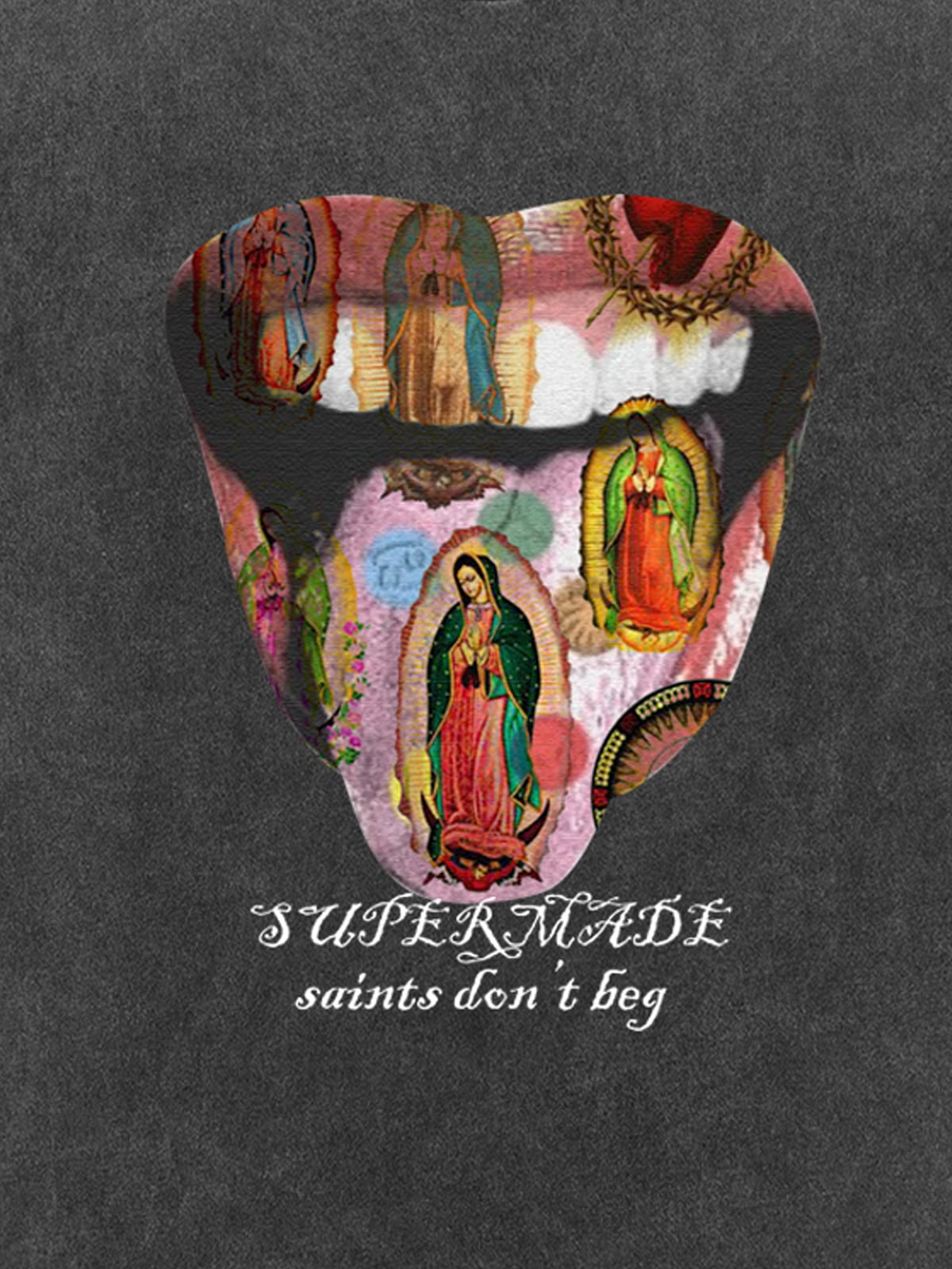 Original Saints Don't Beg Graphic T-Shirt 