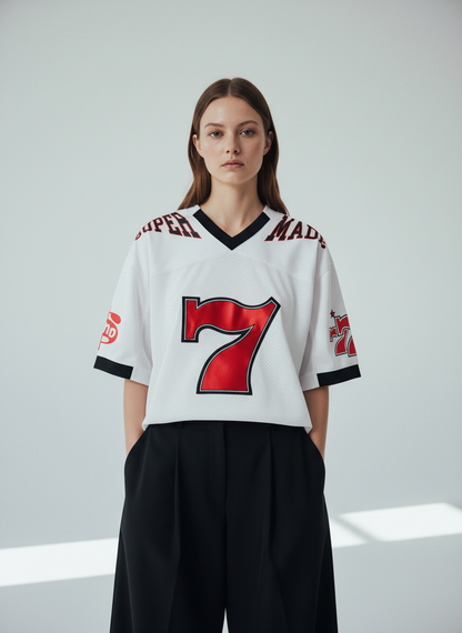 Original "SUPER 7" V-Neck Jersey T-SHIRT - 2400