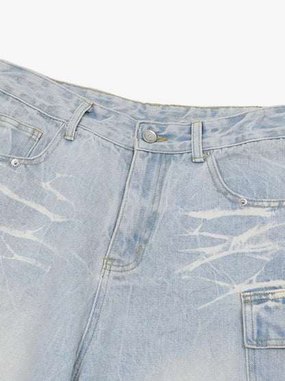 Short Sleeve Shirt & Shorts Denim Set 