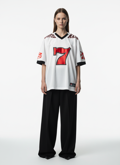 Original "SUPER 7" V-Neck Jersey T-SHIRT - 2400