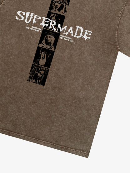 Mary Vintage-Inspired Graphic Design T-Shirt 