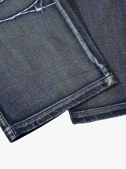 Thesupermade High Street Embroidery Hip-Hop Jeans - 2122 