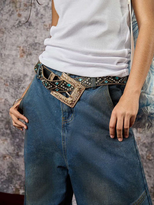 Dirty Dye Baggy Barrel Jeans 