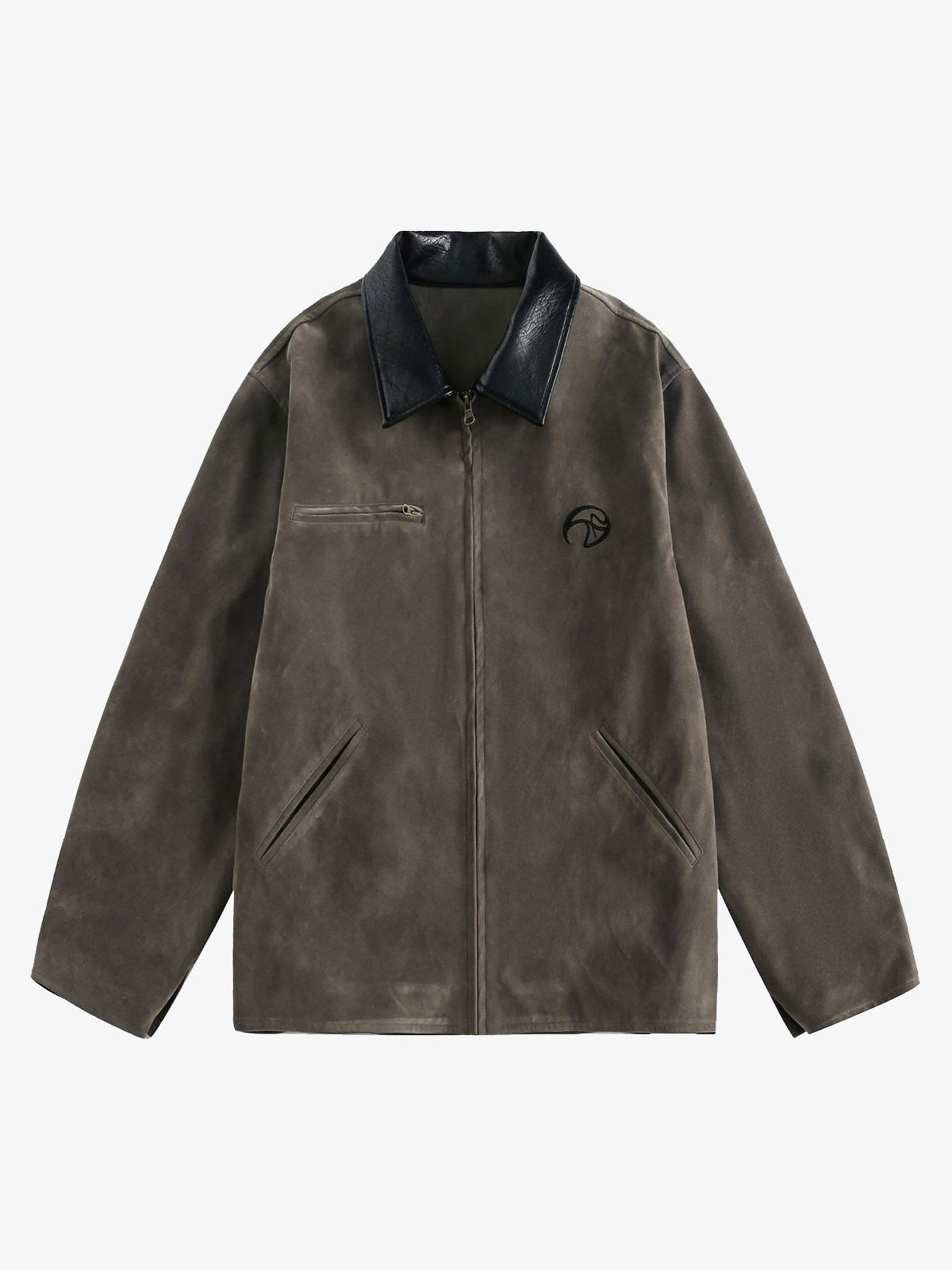 Retro Suede Detroit Motorcycle Jacket 