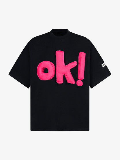 Fun "OK!" Graphic T-Shirt 