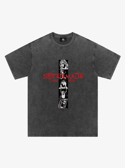 Mary Vintage-Inspired Graphic Design T-Shirt 