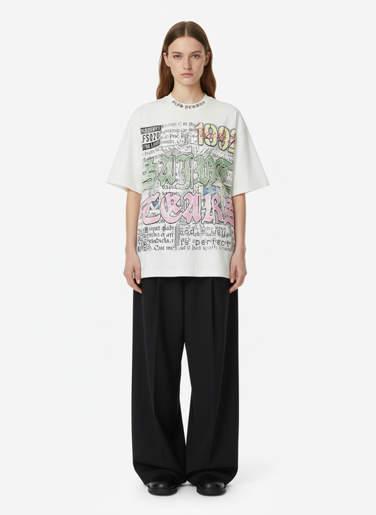 Jersey Knit Street 1992 Graphic T-Shirt - 2438