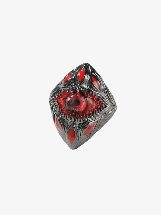 Dark Style Red Eye Copper Ring