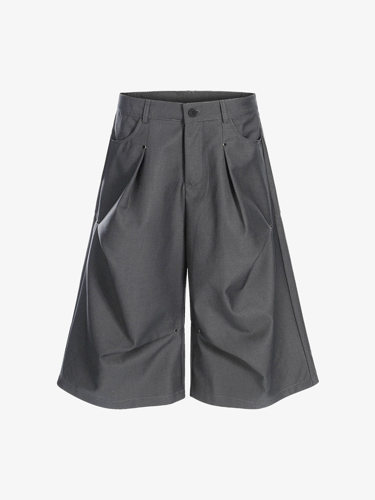 Cleanfit High Waist Baggy Cropped Trousers - 2443 