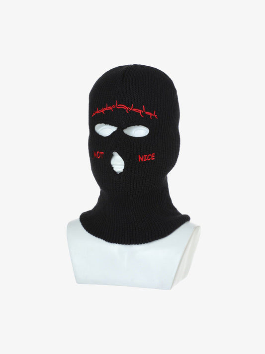 Thesupermade Retro Hip-hop Fun Knitted Balaclava